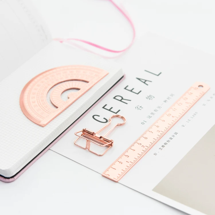 Straight Ruler Rose Gold Silver Measurement Regua Patchwork Ruler  Stationery Ruler Metal Tools For Patchwork To Draw Kids Ruler - Rulers -  AliExpress