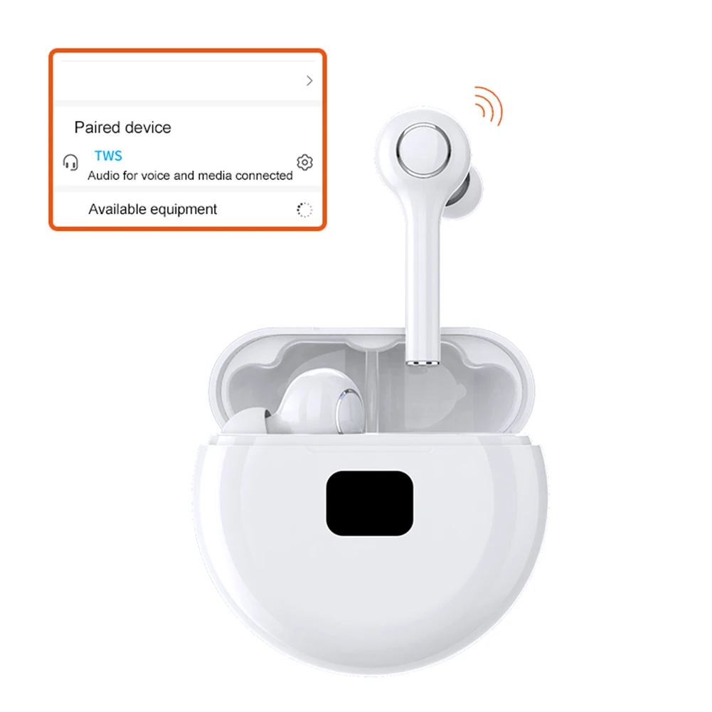 TW13 Wireless Bluetooth 5 0 Earphone In Ear Touch Control Headset with Microphone Stereo Sound LED Display Charging Box
