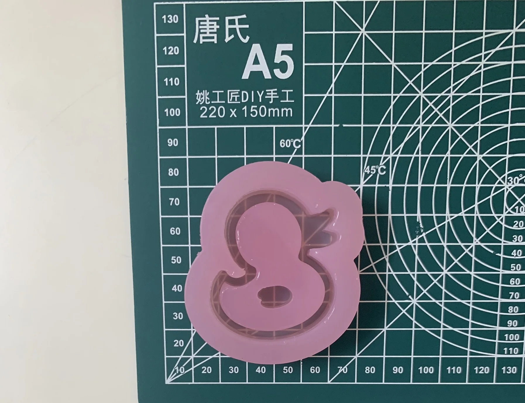 Wsy-25 3D Cute Duck Quicksand Animal Resin Shaker Mold Goose Silicone Mold Replica Fatta A Mano