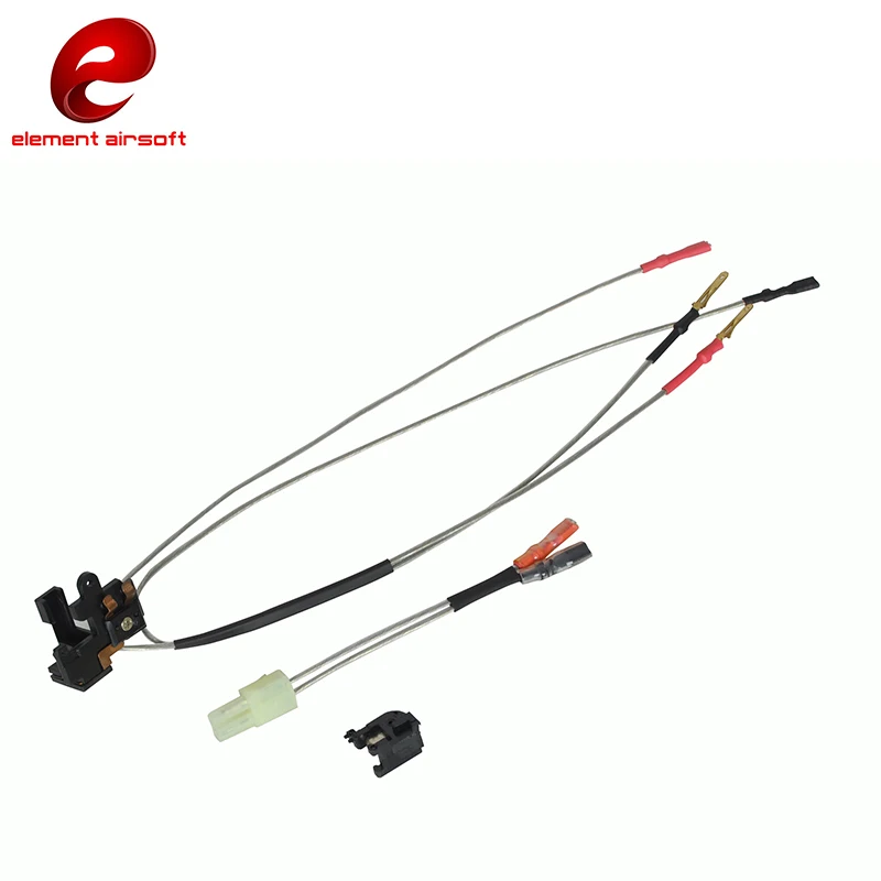 

Element Airsoft AEG Gearbox Ver.2 Front Wired Large Capacity Silver Strand Switch Assembly Tactical Gun Accessories PW0203