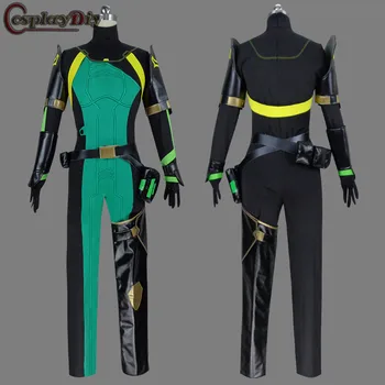

Cosplaydiy Valorant Cosplay Viper Costume Adult Men Women Halloween Carnival Outfit Custom Made