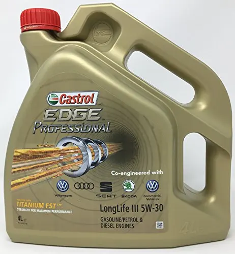 Castrol Motor Oil Edge Professional Longlife Iii 5w-30, 5 Litres