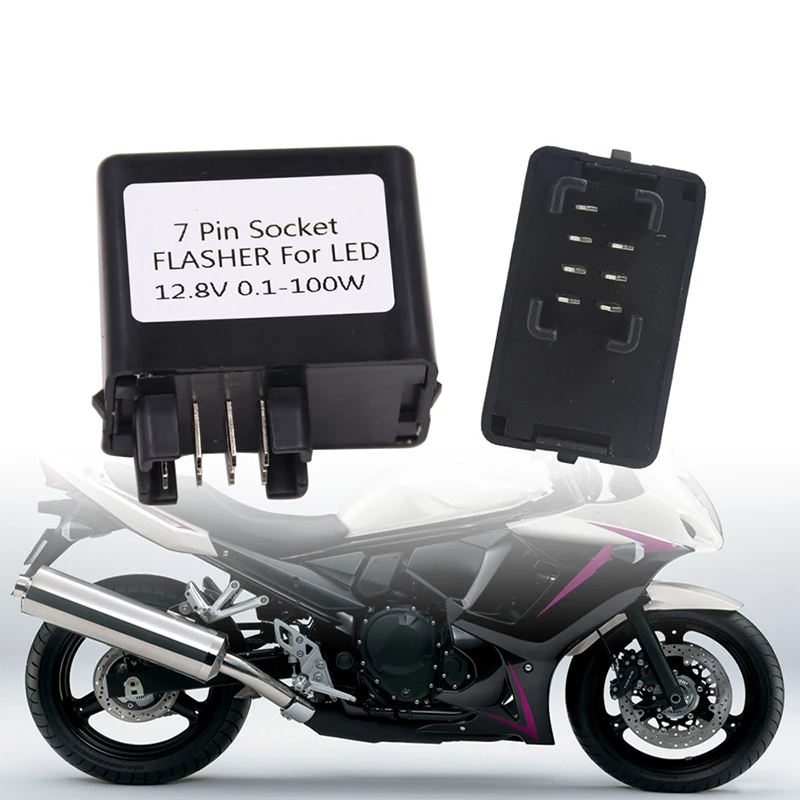 TiOODRE 12V 7 пин Поворотная сигнальная СВЕТОДИОДНАЯ мигалка реле для SUZUKI GSXR GSF GSX Hayabusa