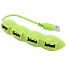 Портативный фруктовый дизайн Hi-Скорость 4 Порты и разъёмы USB 2,0 концентратор для настольных ПК ноутбука