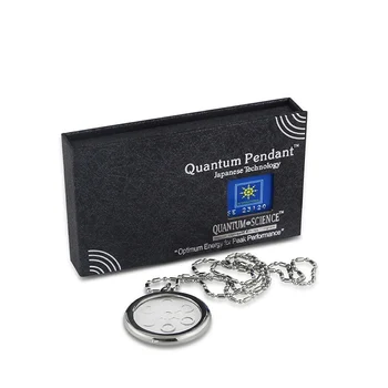 

Negative Ion Energy Pendant Bio Disc Pendant Quantum Scalar Charm Necklace with Stainless Steel Chain Improves blood Circulation