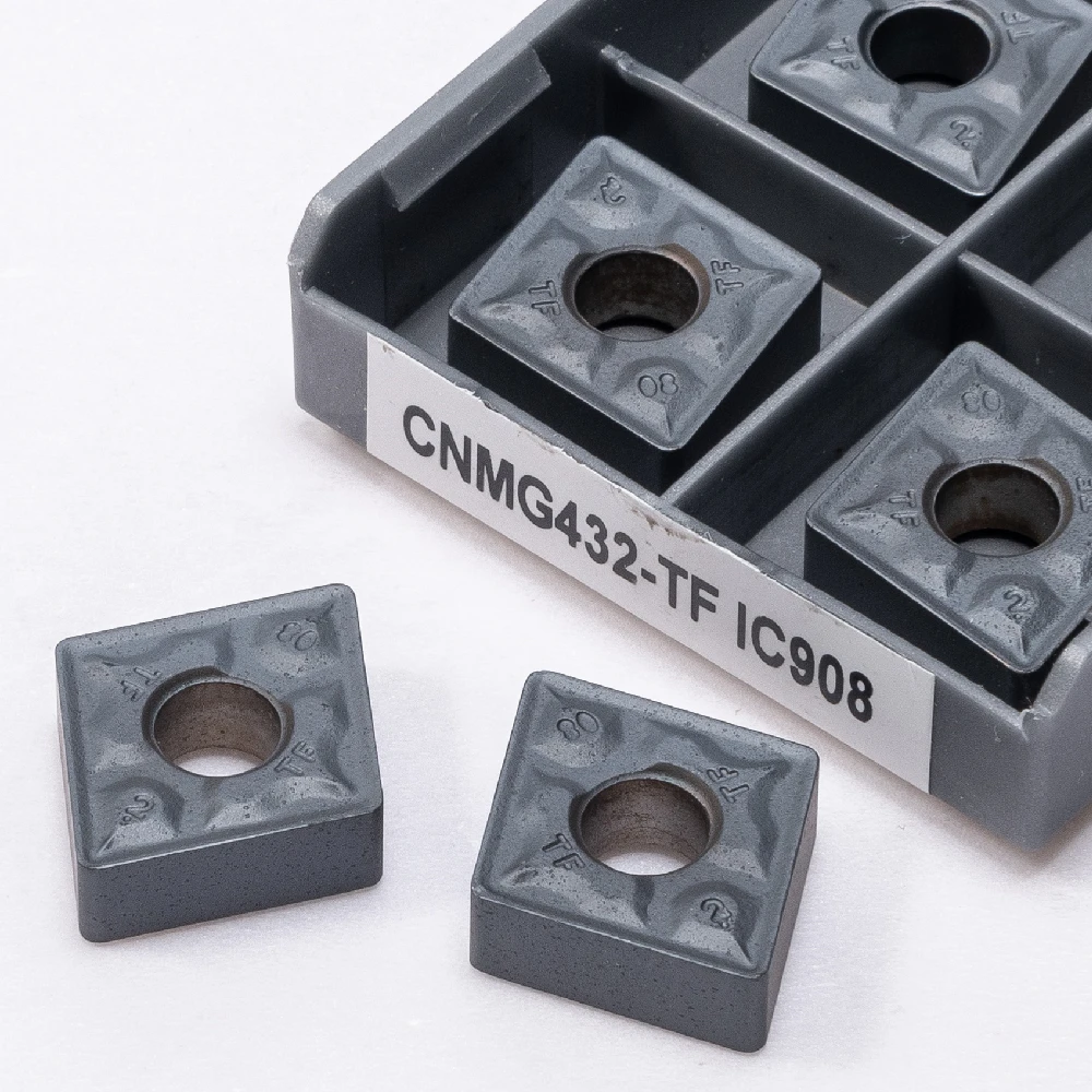 

CNMG120408 TF IC908 Hard Alloy External Turning Lathe Tools High Quality CNMG 120404-TF IC 908 Cutting CNC Insert