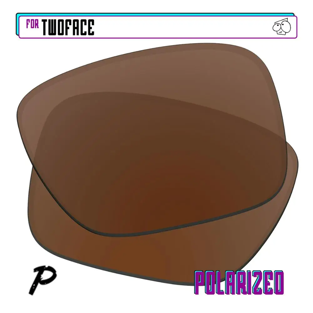 Ezreplace Polarizzati Lenti Di Ricambio Per-Oakley Twoface Occhiali Da Sole-Marrone P