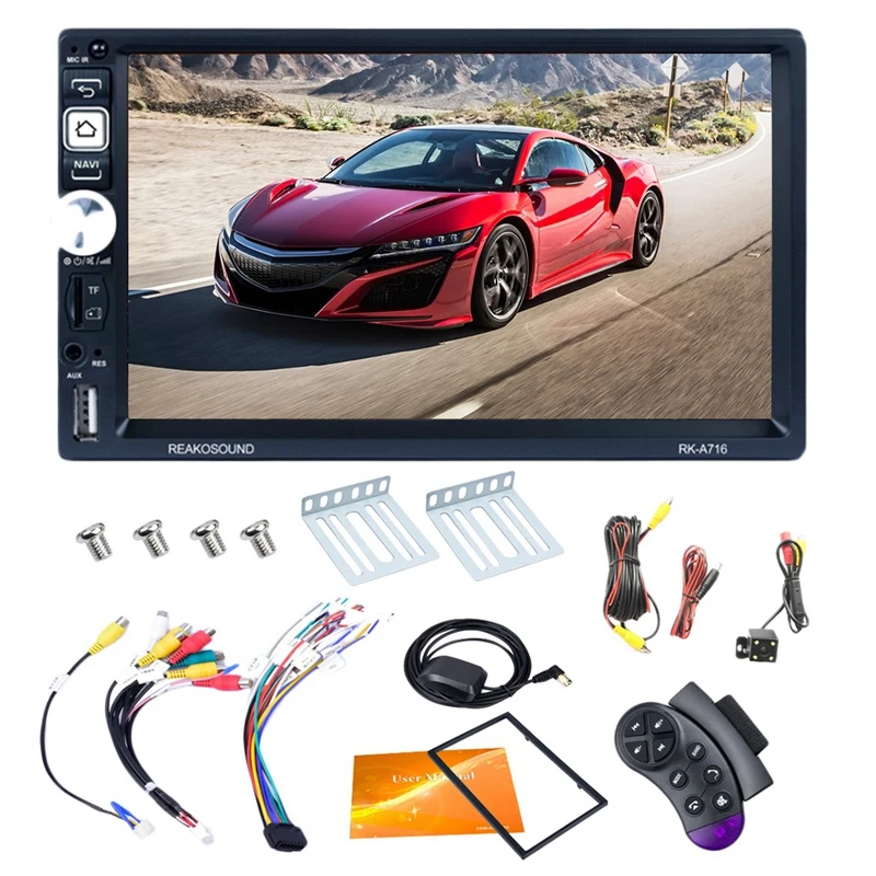 New Android 8.1 Car Radio Gps Navigation 2 Din 7 Inch Mp5 Multimedia Player Wifi FM AM Bluetooth | Автомобили и мотоциклы