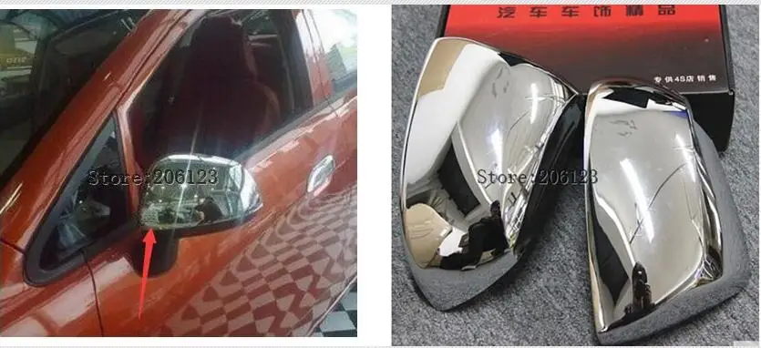 Аксессуары для Chevrolet SAIL 2010 2011 2012 2013 2014 ABS хромированный чехол зеркала заднего вида