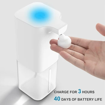 

250ml Automatic Touchless Induction Hand Washer Induction Foam Soap Dispenser Intelligent Sensor Liquid Soap Washing Dispenser