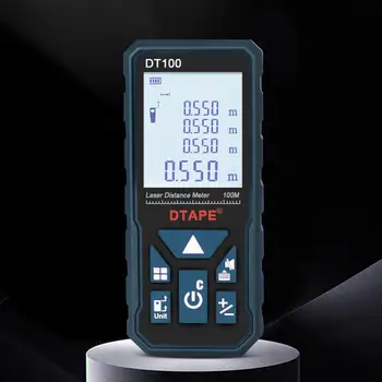 

2.0 inch Large Screen Laser Distance Meter Hand-held Laser Rangefinder Infrared Electronic Roulette Laser Range Finder Measuring
