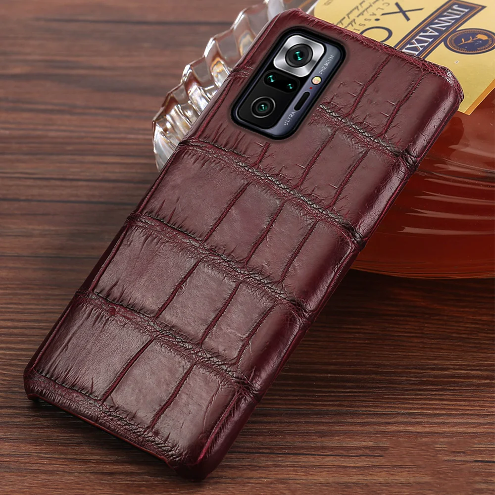 

Crocodile Leather Case For Xiaomi Mi 13 12 Lite 11T 12S Ultra Poco X3 X5 Pro F5 F3 F4 GT Cover For Redmi K60 Note 12 10 9 11 Pro