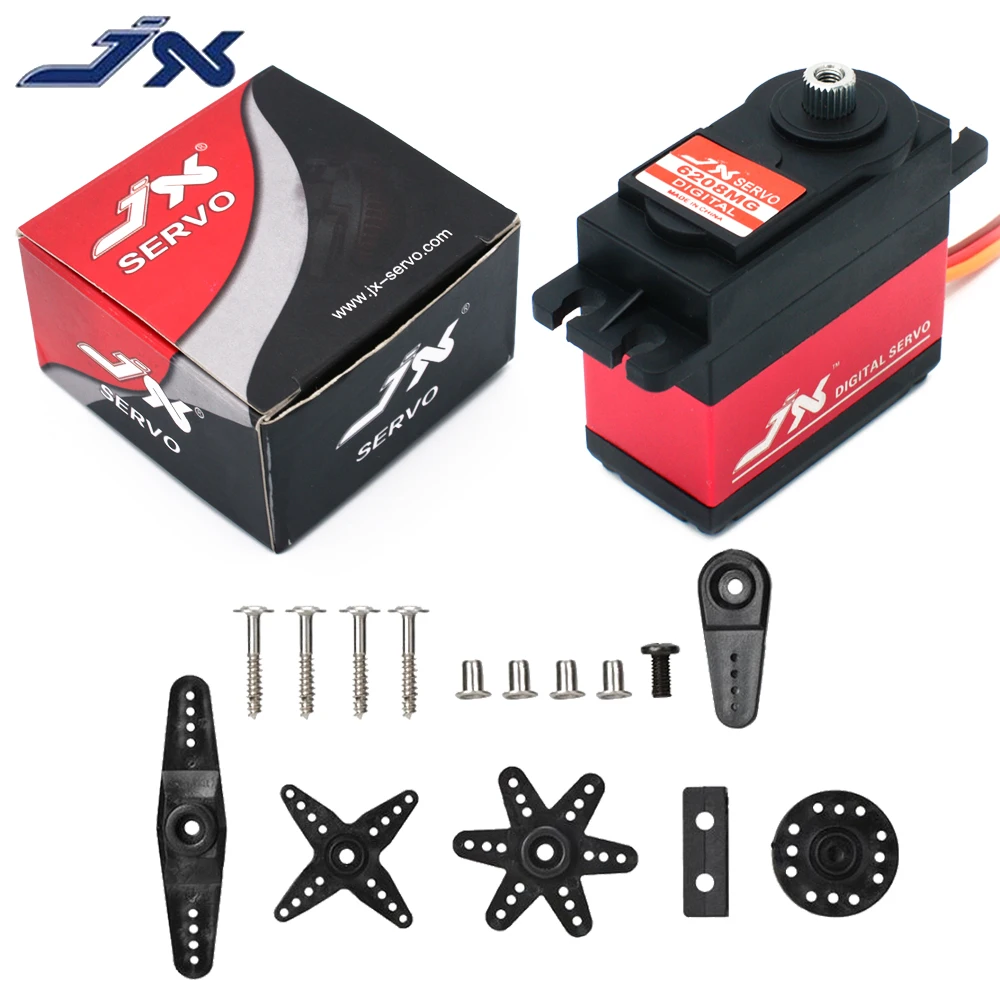 JX PDI 6208MG 8 кг 0 07 сек/120 градусов высокоскоростной стандартный металлический