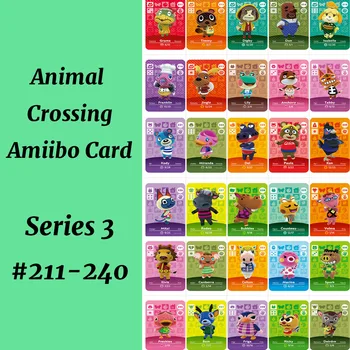 

Series 3(211-240) Character Mitzi Isabelle Wendell Lily Anchovy Amiibo Card Work for Switch NS Games Amiibo Card