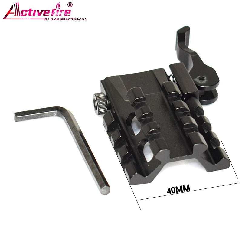 

Activfire 20mm Mount Base adaptador Scope Mount Convertidorpara Rifle linterna láser vistalanzamientoset caza montaje Extensible
