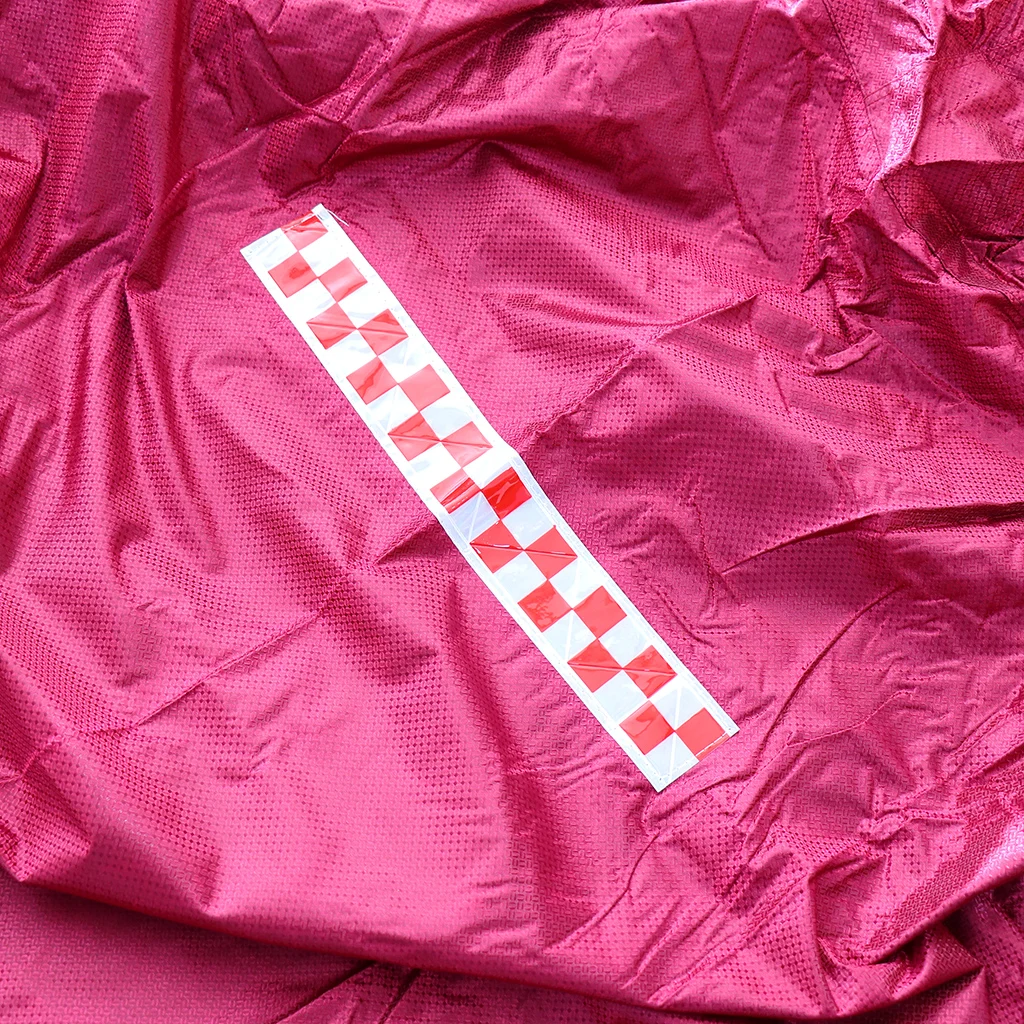 Cycling Bicycle Bike Raincoat Rain Cape Poncho Cloth Rainproof Purple