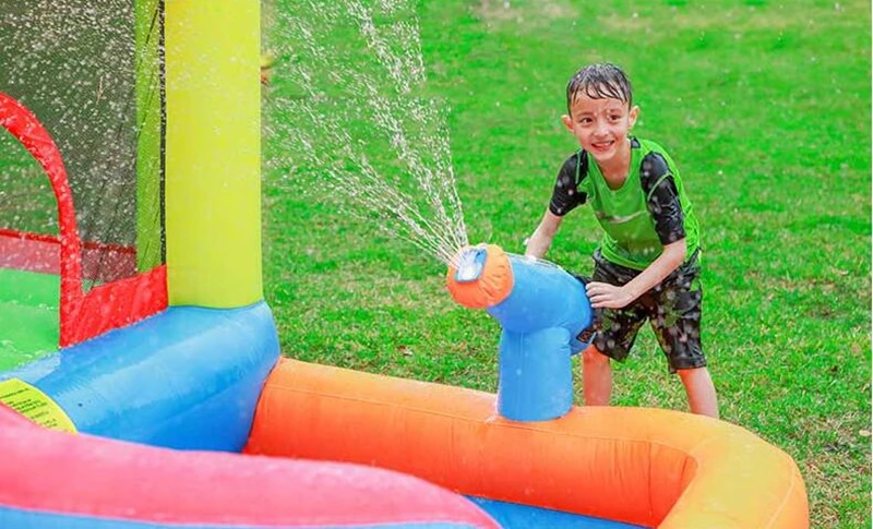 Water slide with cannon (1)