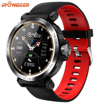 

S18 Full Screen Touch Smart Watch IP68 waterproof Men Outdoor Sports Watch Heart Rate Monitor Smartwatch for IOS Android phone