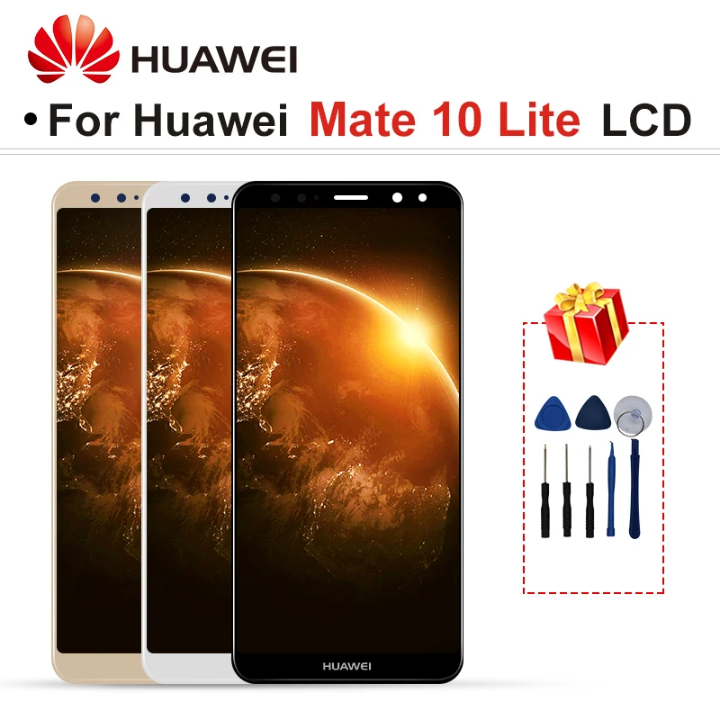 Для HUAWEI Mate 10 Lite RNE L01 L02 L03 L21 ЖК дисплей сенсорный экран дигитайзер Замена частей для Nova 2i экран|Экраны