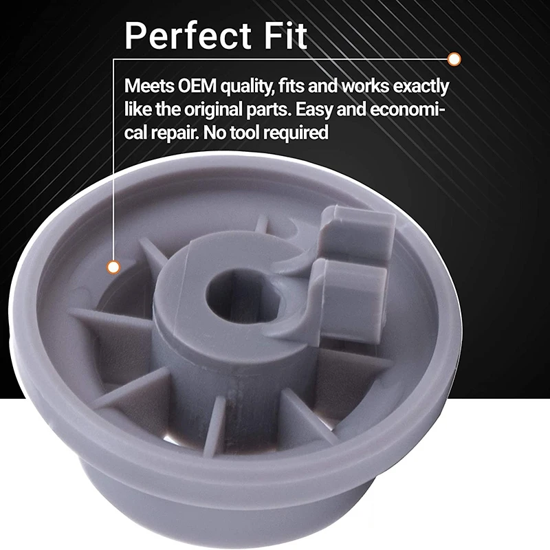 Dishwasher Lower Rack Wheel Replacement Part For Kenmore Dishwashers Replaces 48 AP2802428 165314