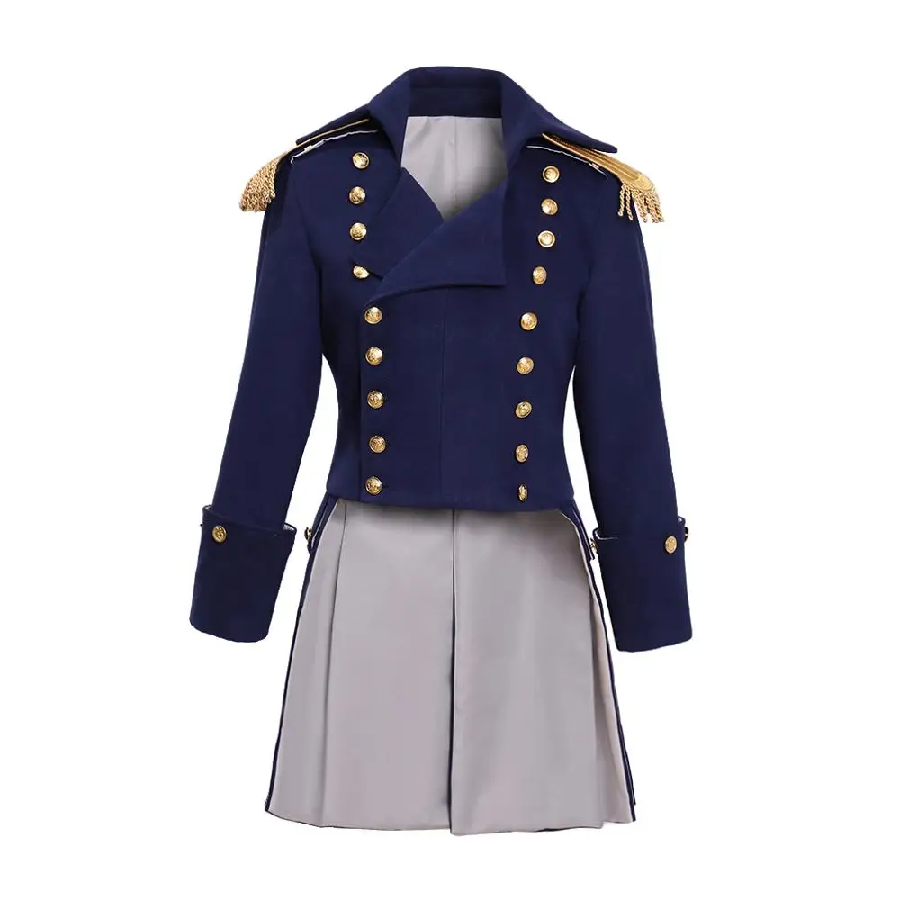 18th Century Mens Royal Military Jacket Costume Colonial Tuxedo Coat