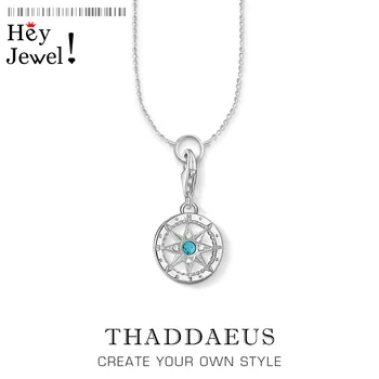 

Necklace Compass,2020 Winter New Fine Jewelry Europe 925 Sterling Silver Bijoux Gift For Women Looking For The Right Road