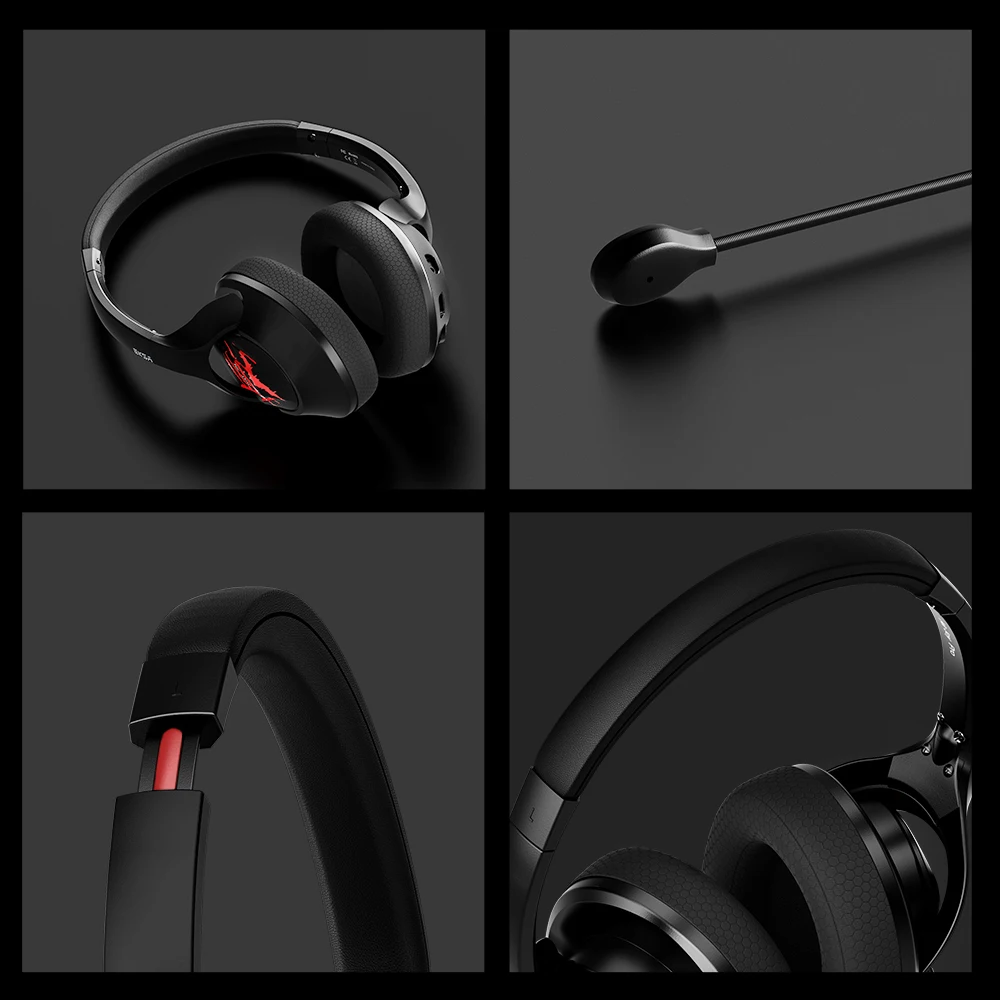 EKSA E3 Gaming Headset 7 1 Surround Stereo 3 5mm USB Wired Headphones with Microphone Ultralight Headset Gamer For PS4 PC Xbox