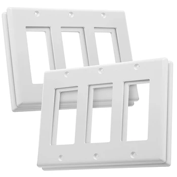 

Promotion! Light Switch Cover, Switch Plate Covers, Pack of 10, Single Light Switch Cover,2 Gang, White Light Switch Cover