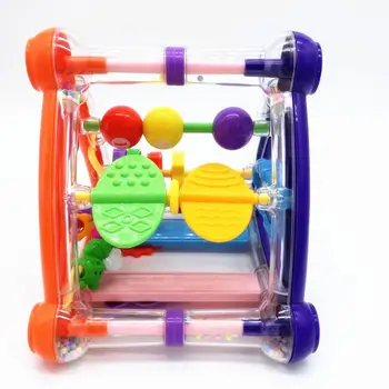 

3D Triangled Rattle Toddler Baby Grasp Spinninges Sensory Play Developmental Toy New