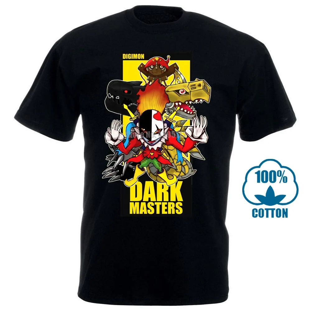 

Funny Men T Shirt Women Novelty Tshirt Digimon Dark Masters T Shirt Cool T Shirt 010193