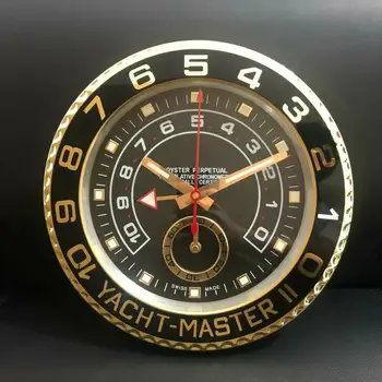 

Wall Clock on The Wall Clock for home with Date Logo Luxury Metal Wall Watches Home DecorModern fashion gift clock