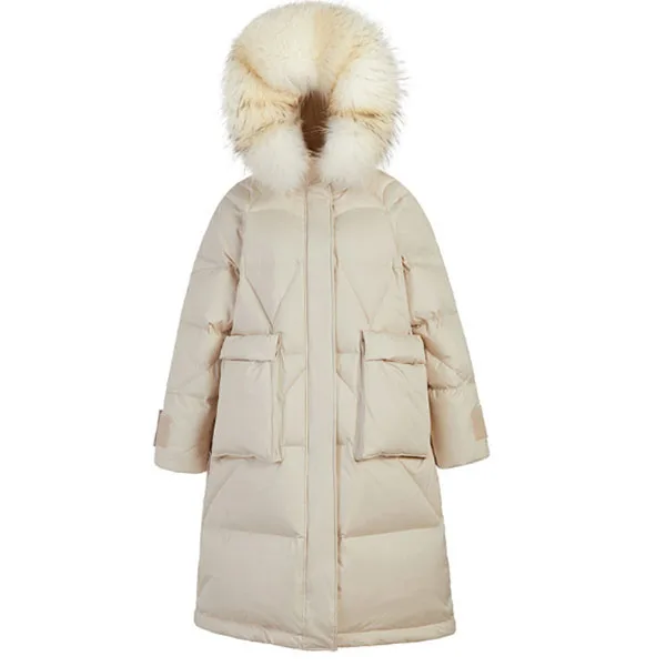 Зимняя куртка женская длинная парка плотное пуховое пальто куртки теплая парка с капюшоном зимние пальто женская зимняя водонепроницаемая верхняя одежда