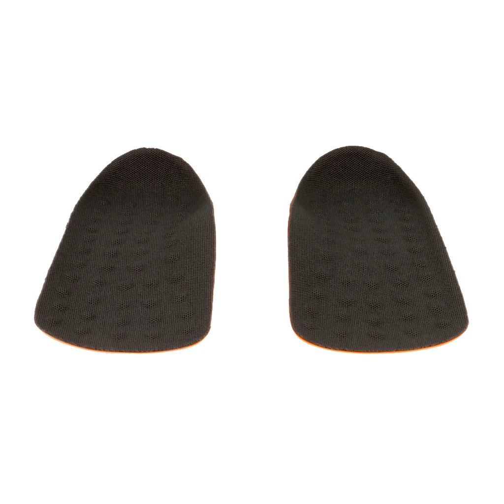 Men's Height Increase Insoles In Sock Shoe Pads Insert Heel Cups Foot Care
