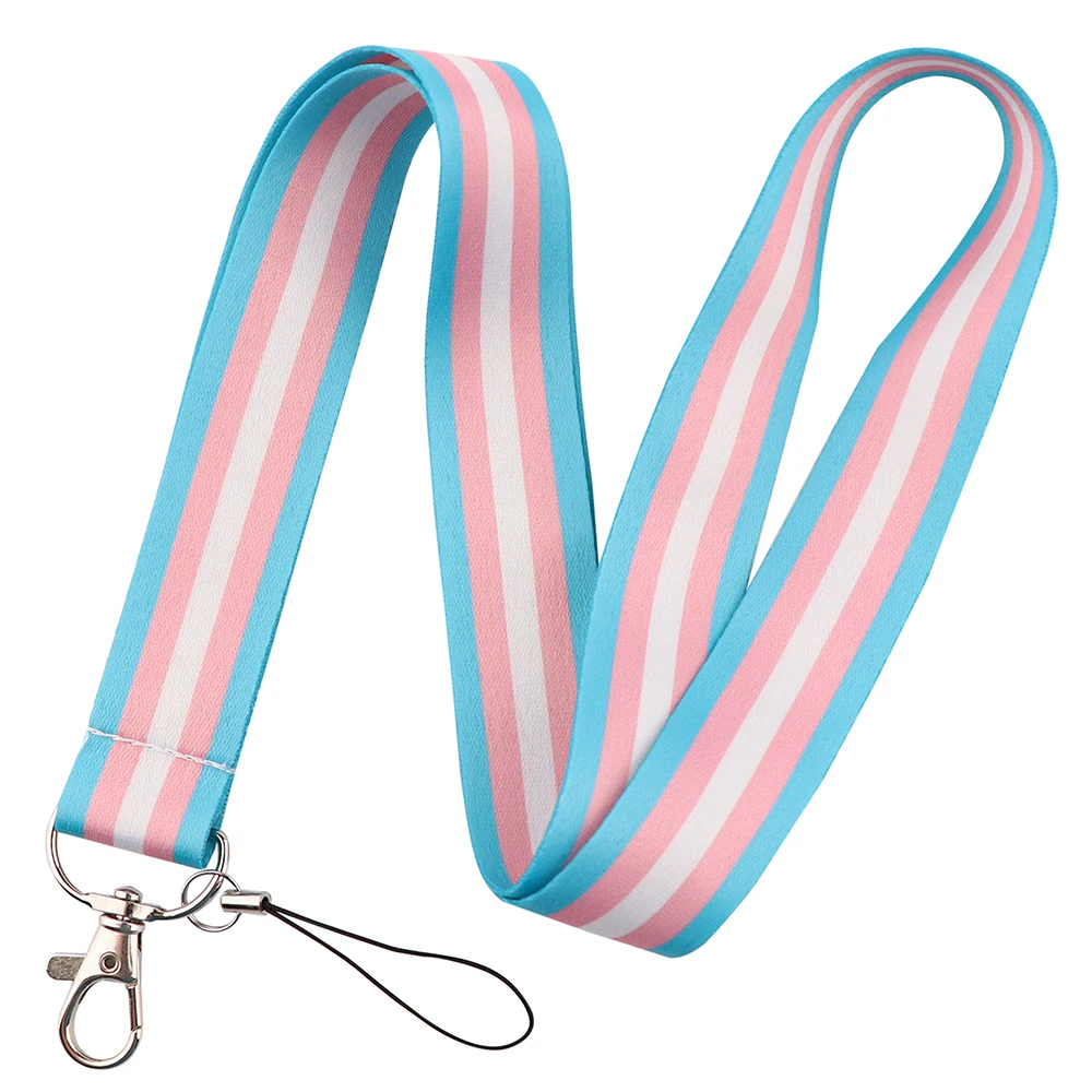 Chic Art-Inspired Lanyard with Badge Holder & Charm Accessories - Perfect