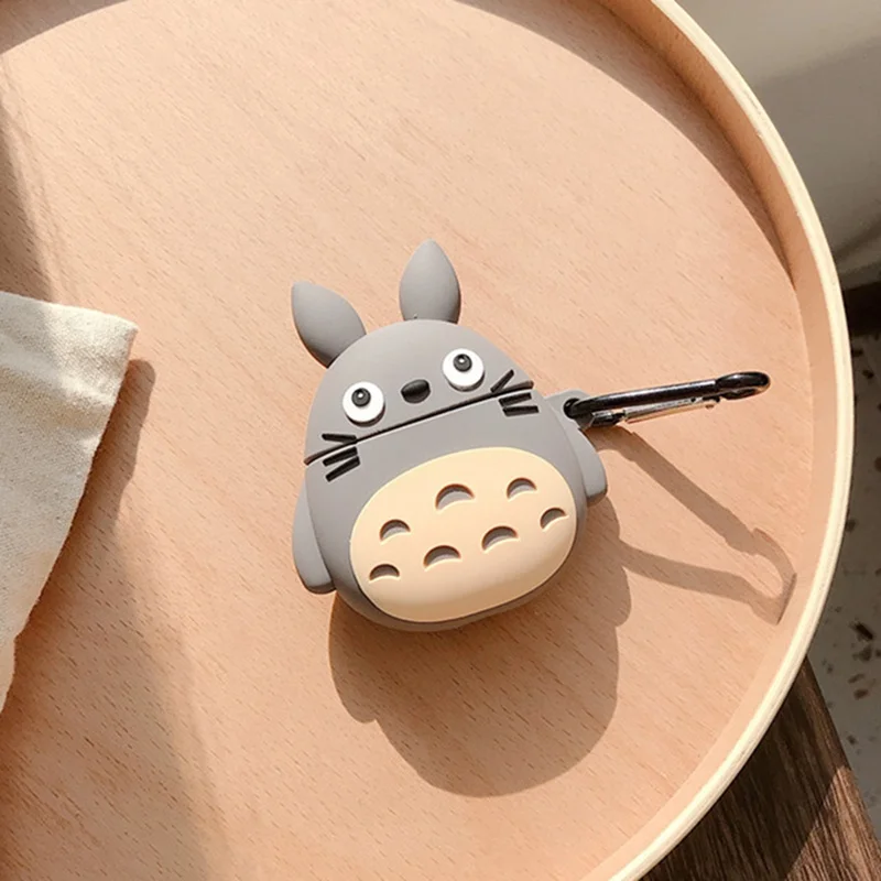  Nette Cartoon 3D Tier Silikon Headset Bluetooth Headset Set Für iPhone AirPods 1 2 Lade Headset Fal