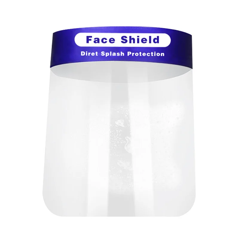 

1000pcs Protective Mask Face Shield PET Isolation Panel Anti-fog Anti-splash Safety Mask CE FDA Certification Fast Shipping