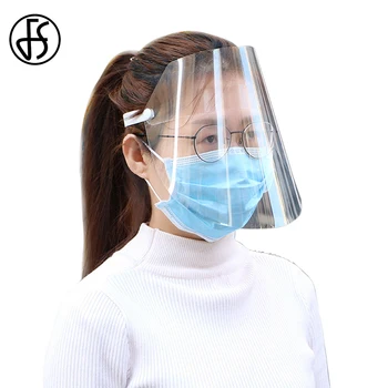 

FS 2020 New Men Women Protective Face Shield Adjustable Anti Droplet Dust-proof Windproof Washable Full Face Cover Visor