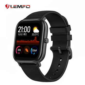 

LEMFO Smart Watch Men 1.4 inch Full Touch Heart Rate Blood Pressure Smart Watch Women Smartwatch GTS Fitness Tracker for amazfit