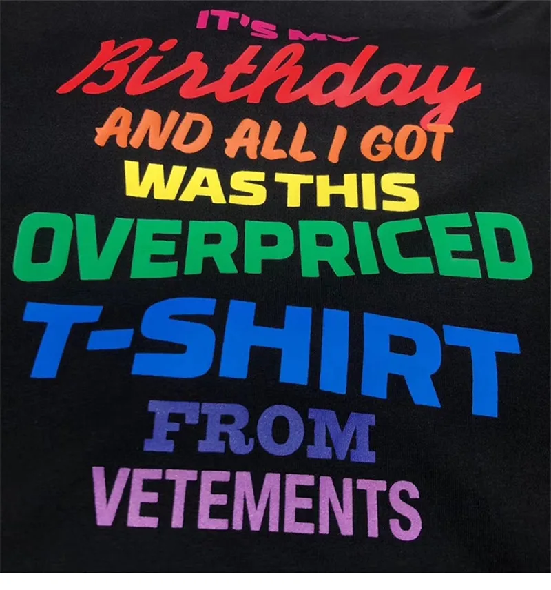 Футболки с надписью It's My Birthday для женщин и мужчин топы большого размера высшего