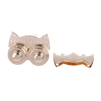 

Cute Metal Owl Clasp Turn Twist Lock for DIY Handbag Craft Bag Purse Accessories 62KE