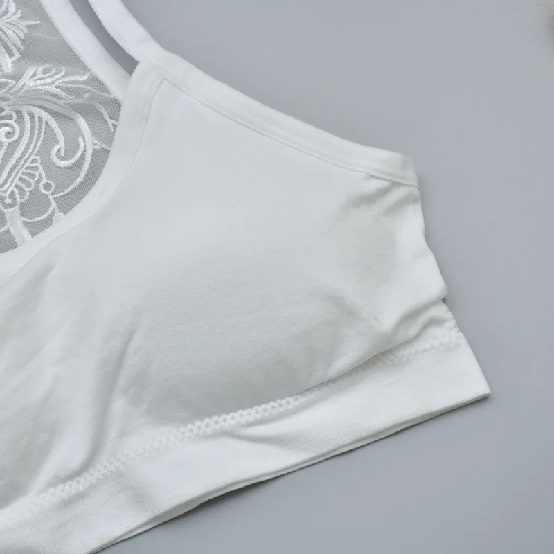 Укороченные женские топы без бретелек кружевное женское нижнее белье с принтом