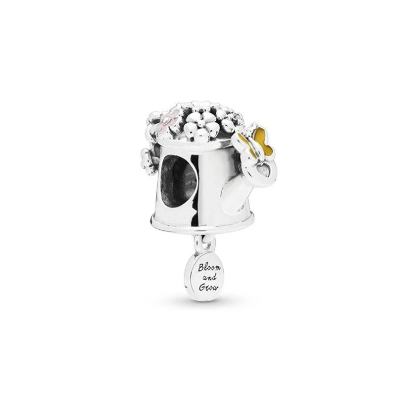 Новая мода Длинные Осьминог Птица Обезьяна Собака сердца Кристалл Подвески бусины подходят Pandora кулоны браслеты Сделай Сам брелок для женщин Bijoux - Цвет: Style 19