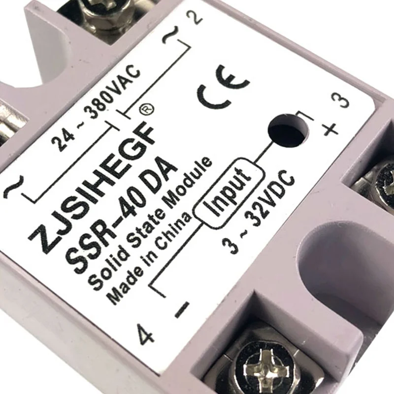 1 шт. SSR 40DA твердотельные реле 40A модуль 3 32 В постоянного тока Вход 24 380V AC конвертер