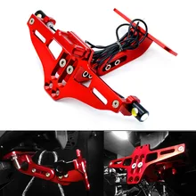 For HONDA CBR1000RR CBR 1000RR CBR 1000 RR 2004 2005 2006 Motorcycle Adjustable Angle License Number Plate Frame Holder Bracket