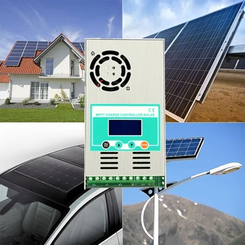 

1PCS Solar Charge Controller MPPT 30A 40A 50A 60A Backlight LCD 12V 24V 36V 48V Solar Regulator For Max 190V Solar Panel Input