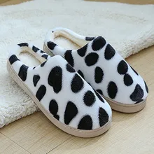 Домашняя обувь; мужские домашние тапочки для мужчин и женщин; милые теплые хлопковые мягкие плюшевые домашние тапочки с узором в горошек; домашние тапочки для улицы; Chinelo