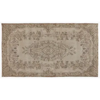 

Handmade Beige Vintage English English Area Rug 186x300 Cm-6'1''X9'10''