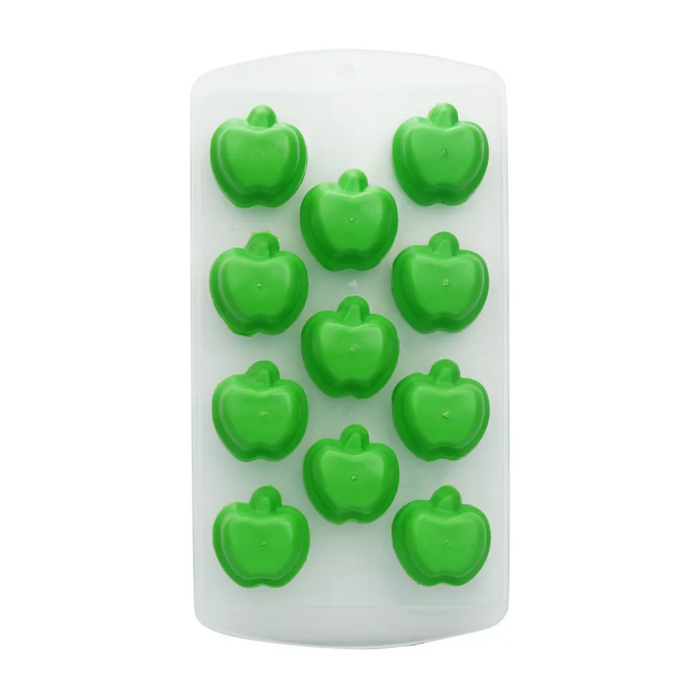 Fruit shape silicone ice cube jelly DIY mold tray pudding kitchen ice mold party wholesale purchasing#3A14