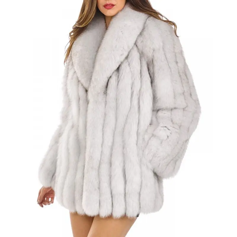 NEEDBO пальто из искусственного меха женская куртка-Тедди уличная осенне-зимняя теплая меховая куртка верхняя одежда женская меховая пушистая куртка