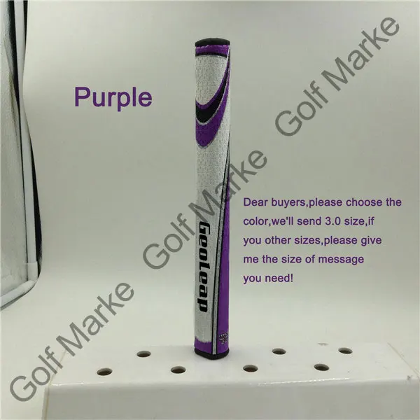 3.0black purple Суперстройный 1,0/2,0/3,0/5,0 рукоятка клюшки для гольфа, захваты ультра светильник рукоятки для клюшек 8 расцветок - Цвет: 3.0black purple